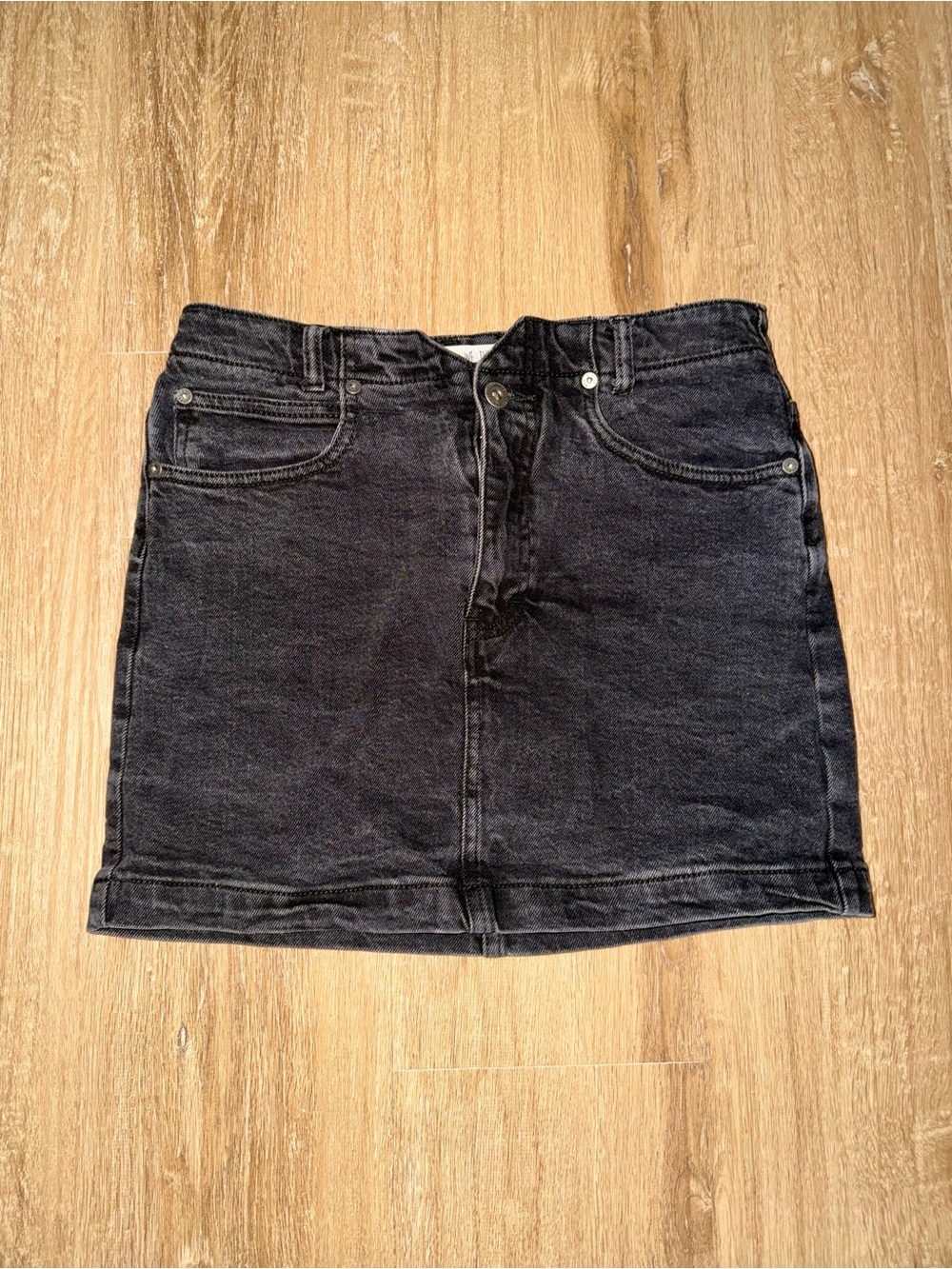We The Free | We The Free Black Denim Mini Skirt
